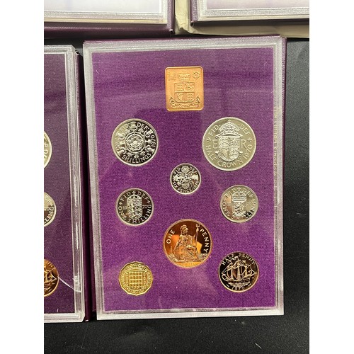 751 - FIVE PRE DECIMAL COINAGE OF GREAT BRITAIN AND NORTHERN ISLAND 1970 PROOF SETS