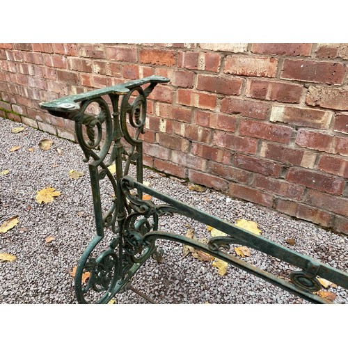 144 - VICTORIAN CAST IRON TABLE BASE