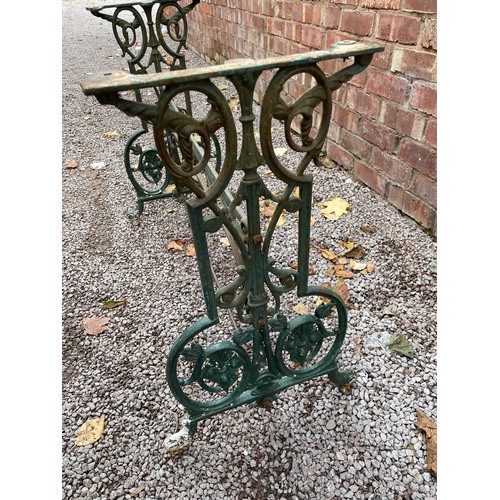 144 - VICTORIAN CAST IRON TABLE BASE