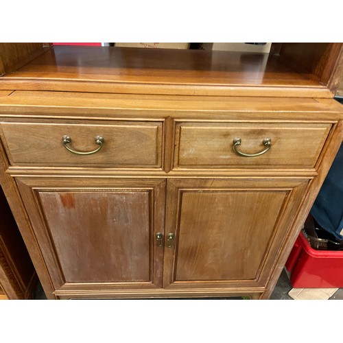 110 - CHINESE HARDWOOD DESIGN CABINET CUPBOARD