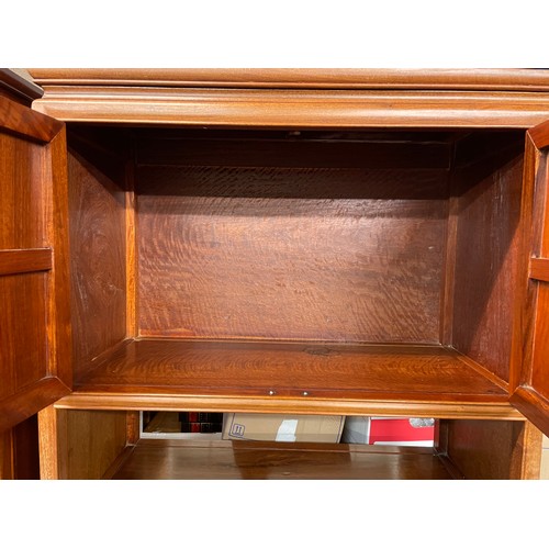 110 - CHINESE HARDWOOD DESIGN CABINET CUPBOARD