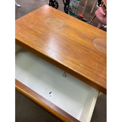 76 - 1970S TEAK THREE DRAWER CHEST