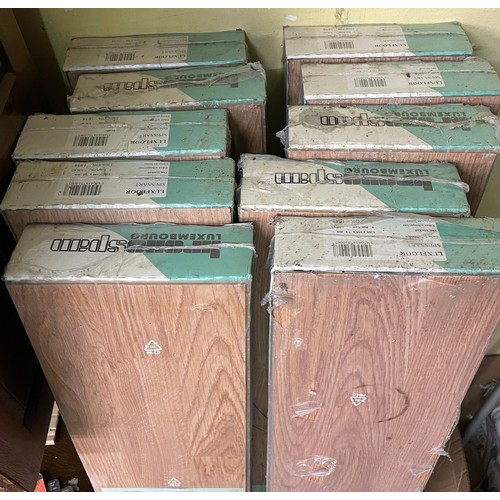 155 - TEN PACKS OF LUX LAMINATE FLOORING