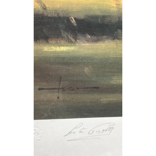 381 - GRAHAM ISOM LIMITED EDITION PRINT 82/500 TITLED ROYAL ACADEMY SIGNED BY ARTIST AND LESTER PIGGOTT AN... 