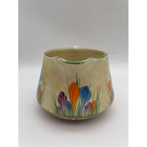 462 - CLARICE CLIFF BIZARRE CROCUS CREAM JUG