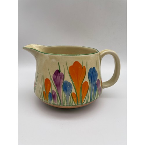 462 - CLARICE CLIFF BIZARRE CROCUS CREAM JUG