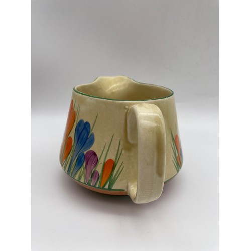 462 - CLARICE CLIFF BIZARRE CROCUS CREAM JUG