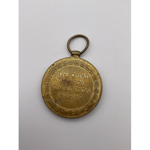 470 - WWI VICTORY MEDAL AWARDED TO T. COOK 156416