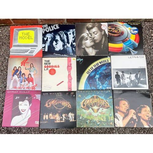 582 - CRATE OF VINYL LP'S  INC. THE POLICE, DURAN DURAN, KATE BUSH AND ABBA