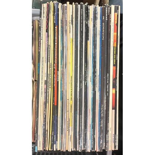 583 - CRATE OF MIXED VINYL LP'S AND 45'S R INC. UB40 AND THE BEACH BOYS