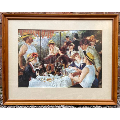 364 - PIERRE AUGUSTE RENOIR PRINT TITLED THE LUNCHEON OF THE BOATING PARTY AND OTHER PRINTS