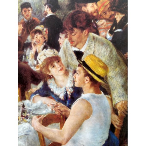 364 - PIERRE AUGUSTE RENOIR PRINT TITLED THE LUNCHEON OF THE BOATING PARTY AND OTHER PRINTS