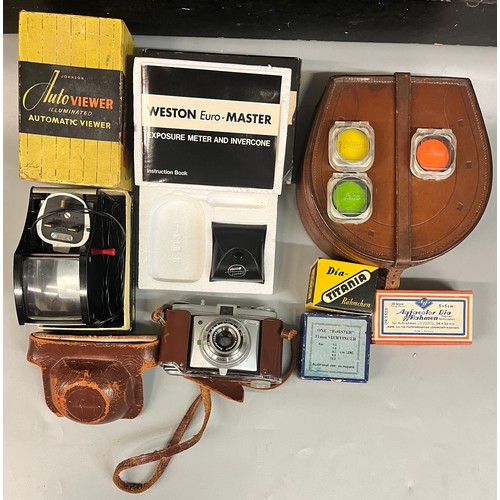 519 - KODAK RETINETTE CAMERA, AUTOMATIC VIEWER AND ACCESSORIES