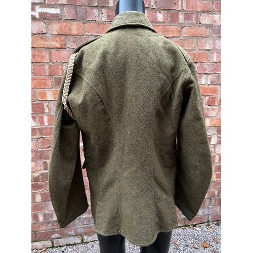 593 - GREEN MILITARY JACKET