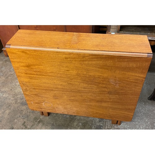 225 - 1970S NARROW TEAK DROP FLAP TABLE