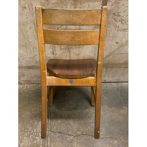 58 - PAIR OF MID 20TH CENTURY BEECH NURSERY CHAIRS