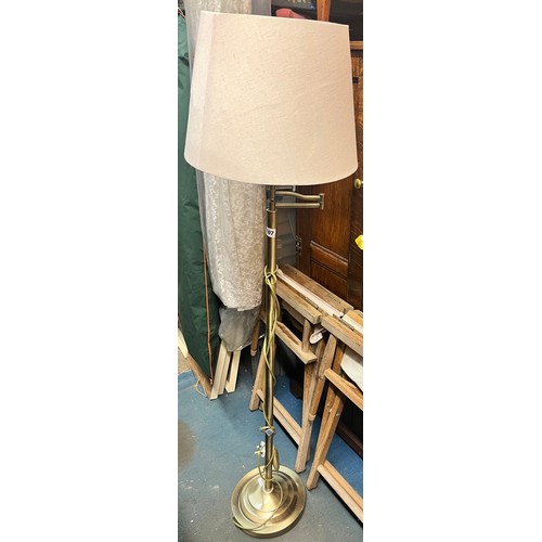 107 - POLISHED CHROME READING LAMP