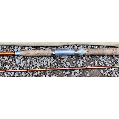 456 - VINTAGE SPLIT CANE MEDINA TWO PIECE FLYROD