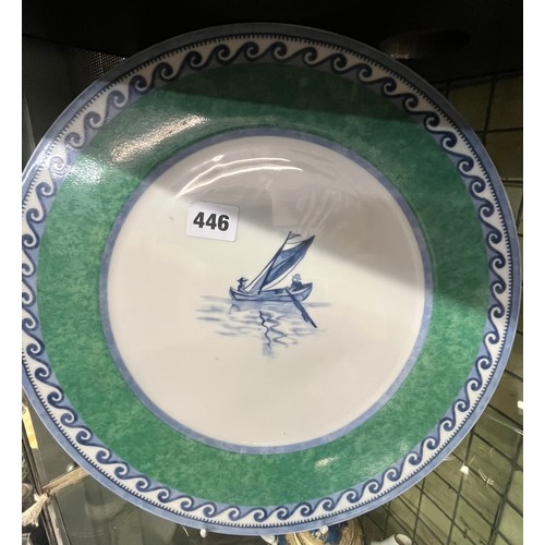 446 - VILLEROY AND BOCH CORSICA LARGE PLATE