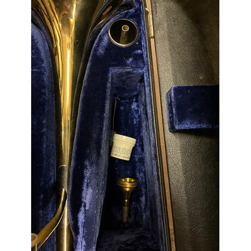 577 - CASED KING CONCERT 3B TROMBONE AND MUTE