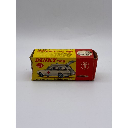 564 - DIE CAST DINKY TOYS - VAUXHALL AMBULANCE 278