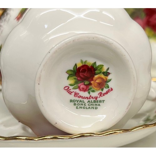 333 - ROYAL ALBERT OLD COUNTRY ROSES BONE CHINA COFFEE SERVICE FOR SIX