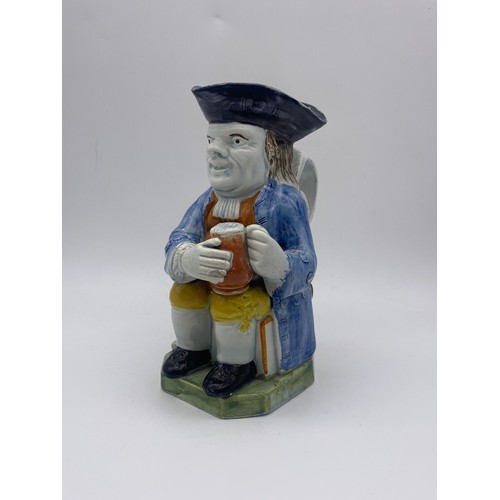 311 - EARLY 19TH CENTURY PRATTWARE TOBY JUG