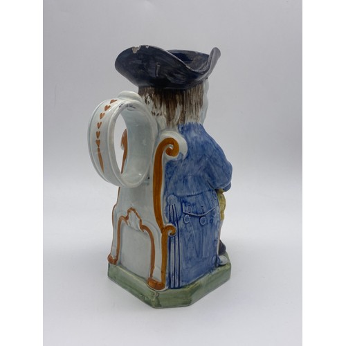 311 - EARLY 19TH CENTURY PRATTWARE TOBY JUG