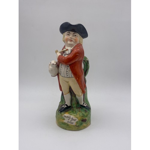 310 - 19TH CENTURY HEARTY GOOD FELLOW TOBY JUG