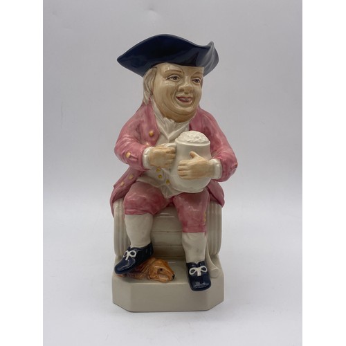 308 - KEVIN FRANCES POTTERY LORD HOWE TOBY JUG AND AMERICAN SAILOR TOBY JUG