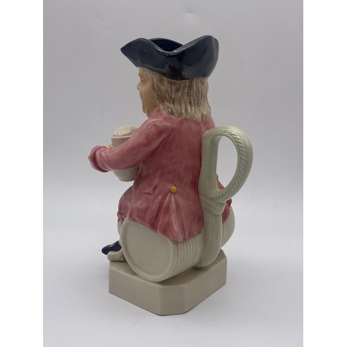 308 - KEVIN FRANCES POTTERY LORD HOWE TOBY JUG AND AMERICAN SAILOR TOBY JUG