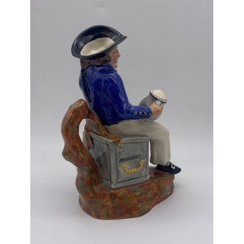 308 - KEVIN FRANCES POTTERY LORD HOWE TOBY JUG AND AMERICAN SAILOR TOBY JUG