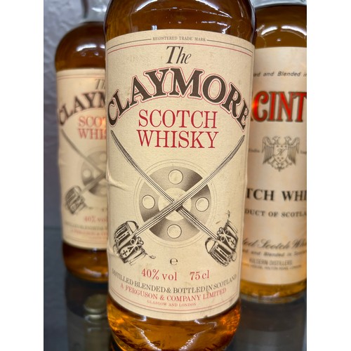 326 - TWO CLAYMORE AND TWO MACINTYRE SCOTCH WHISKYS