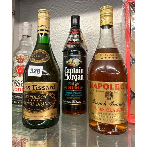 328 - NAPOLEON BRANDY AND OTHER SPIRITS