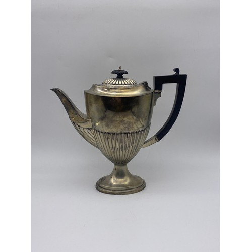 693 - BIRMINGHAM SILVER BATS WING COFFEE POT 22.4 OZT APPROX