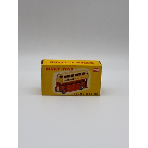 572 - DIE CAST DINKY TOYS - AUTO BUS DOUBLE DECK 290 (RED)