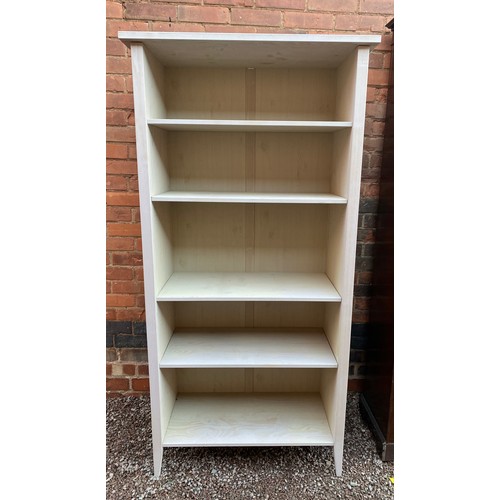 73 - GREY WASH 6FT BOOK CASE