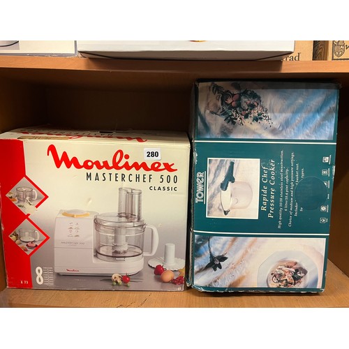 280 - MOULINEX MASTER CHEF AND TOWER PRESSURE COOKER