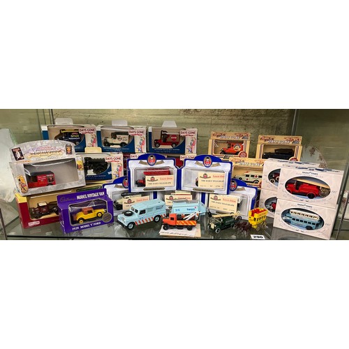 290 - SELECTION OF MINT AND BOXED LLEDO DIE CAST MODELS AND OXFORD MODELS OF WAGONS