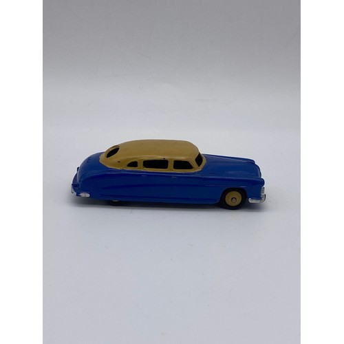 591 - DIE CAST DINKY TOYS - 2 HUDSON SEDAN CARS, DAYS GONE BY H.R.H VEHICLE AND A LLEDO BIRMINGHAM MAIL VE... 