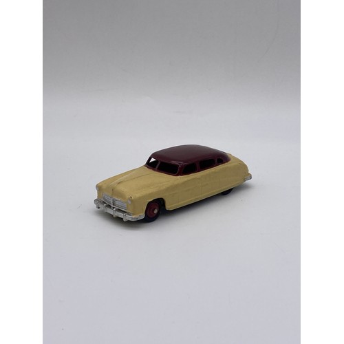 591 - DIE CAST DINKY TOYS - 2 HUDSON SEDAN CARS, DAYS GONE BY H.R.H VEHICLE AND A LLEDO BIRMINGHAM MAIL VE... 