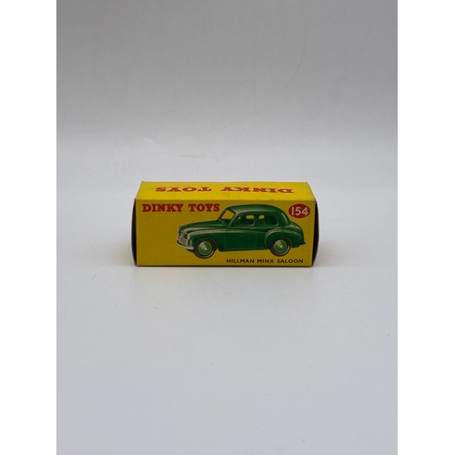 557 - DIE CAST DINKY TOYS - HILLMAN MINX SALOON 154 40F