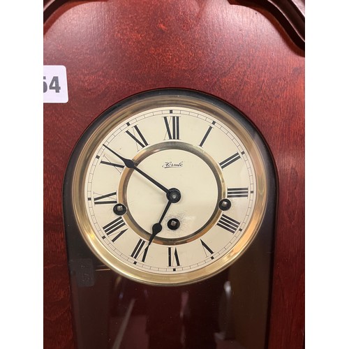 254 - HERMLE PENDULUM WALL CLOCK