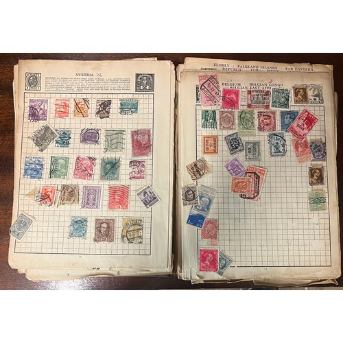 702 - BYRON WORLD STAMP ALBUM VICTORIA AND LATER PLUS ONE OTHER