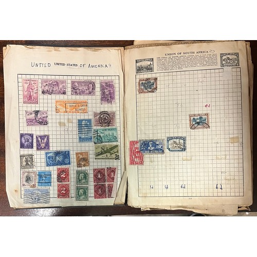 702 - BYRON WORLD STAMP ALBUM VICTORIA AND LATER PLUS ONE OTHER