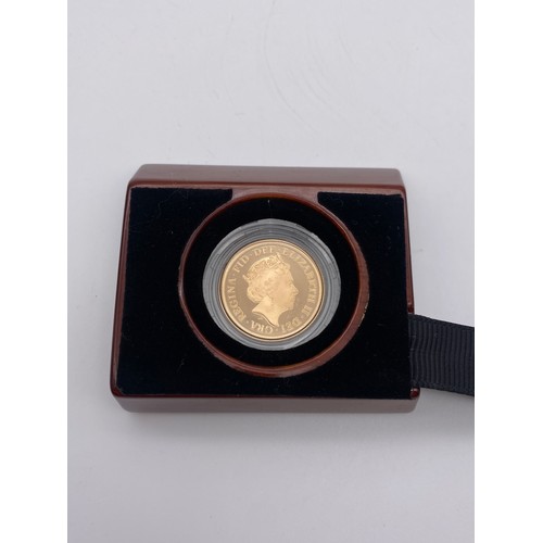 382 - QUEEN ELIZABETH II 2020 GOLD PROOF SOVEREIGN 8G APPROX