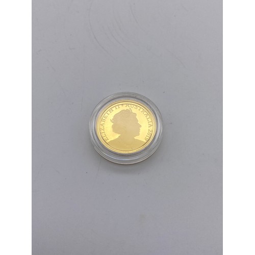 383 - BOXED ROYAL AUSTRALIAN MINT QUEEN ELIZABETH II SIXTH PORTRAIT 2019 25 DOLLAR GOLD PROOF COIN