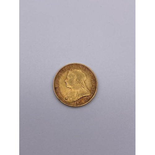 376 - VICTORIAN 1894 FULL SOVEREIGN 8G APPROX