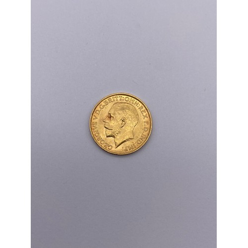 377 - GEORGE V 1914 FULL SOVEREIGN 8G APPROX