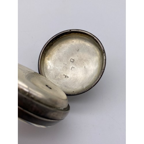 619 - LONDON SILVER CASED 19TH CENTURY POCKET WATCH A/F